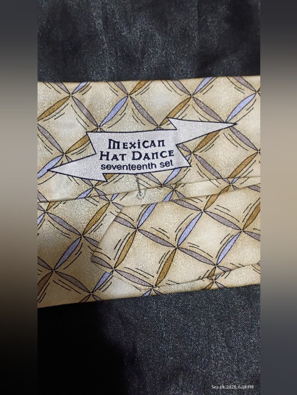 Grateful Dead 100% Silk Handmade Tie (1993)A - Picture 6 of 9